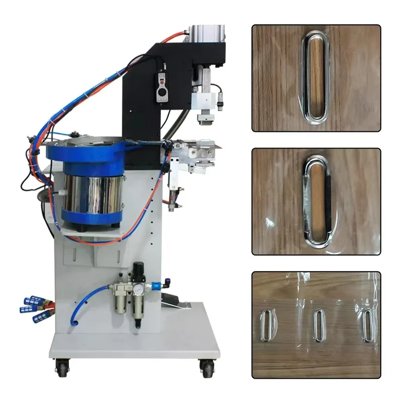 Electric Oval Eyelet Buckling Machine Tarpaulin Grommet Punching Machine