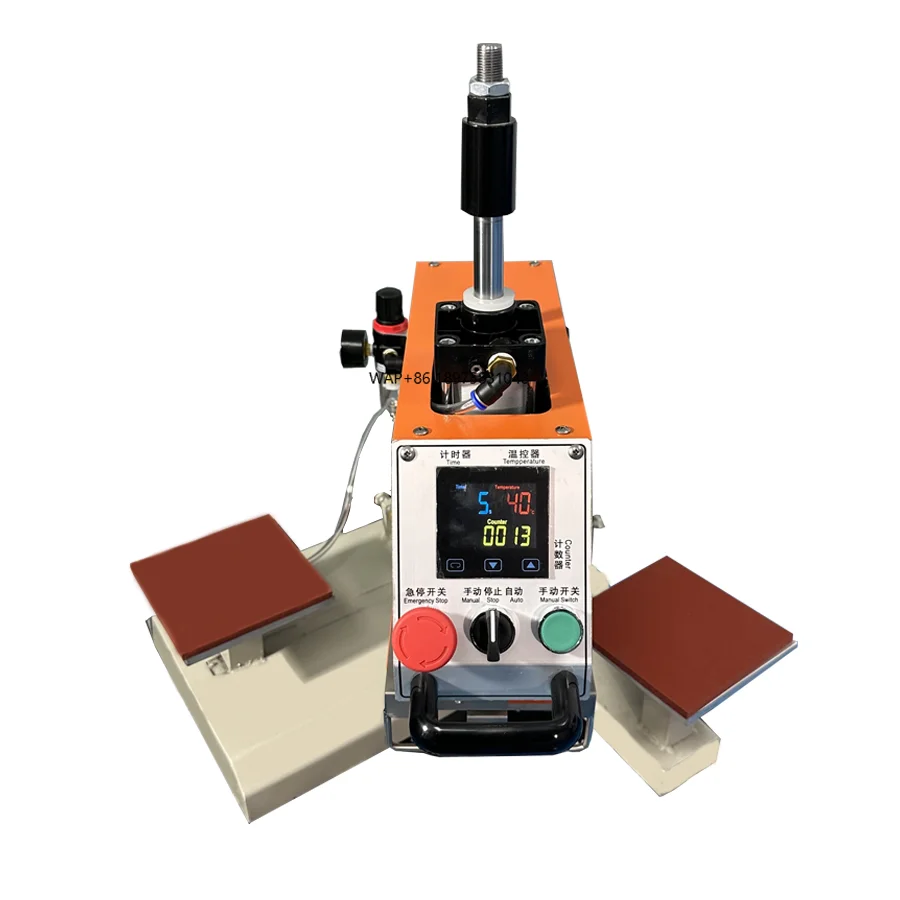 

110V 220V High Post Base Rotate Head Swing Heat Press Machine Automatic Double Plate 15*15 Mini Transfer