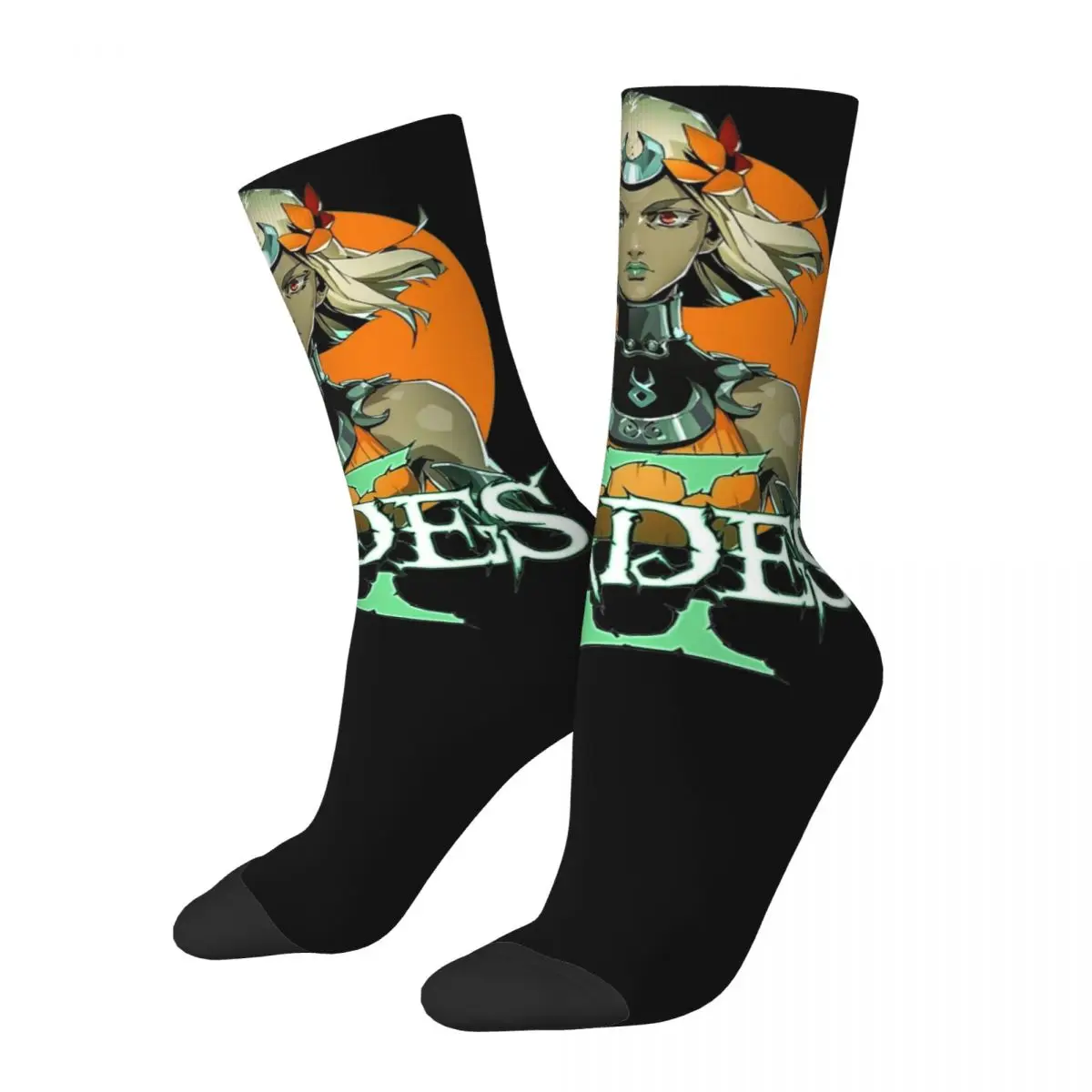 Funny Hades II Melinoe Fan Art Theme Design Basketball Crew Socks Spring Autumn Winter 2024 New Games Long Socks Sweat Absorbing