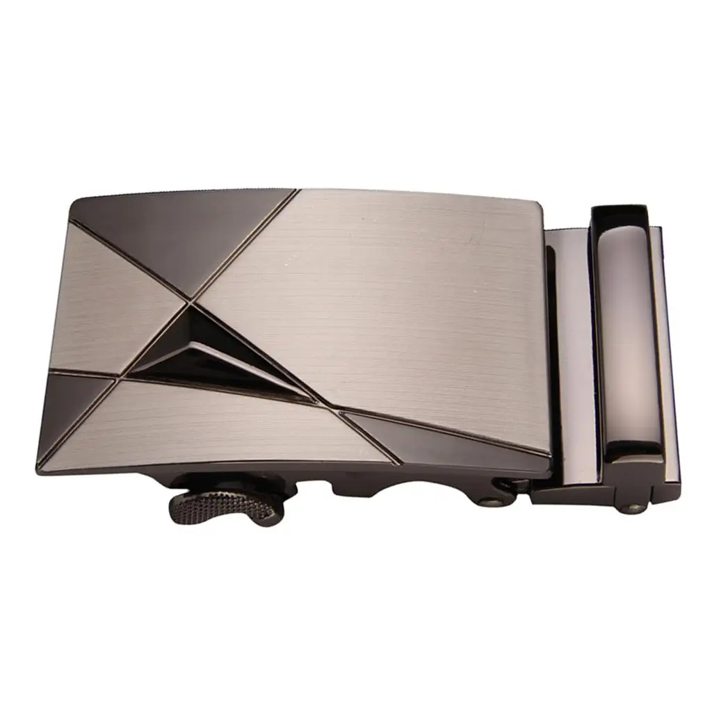 

Мужская кожаная пряжка из сплава с храповым механизмом, прямоугольная автоматическая направляющая