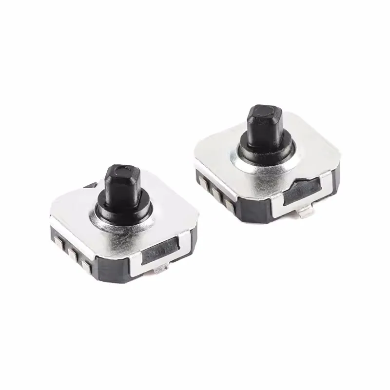 10PCS  Taping-7.5*7.5*5 5-way switch L-pin straight pin SMT 6-pin Multi-direction keypad navigation key switch