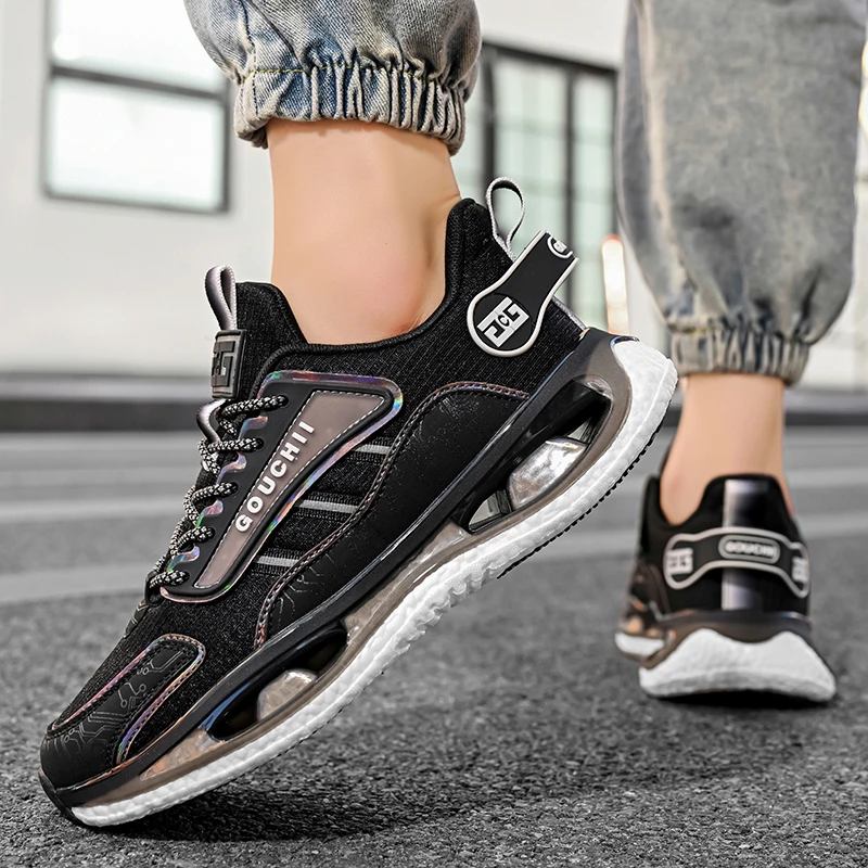 أحذية ركض شبكية من الكربون مضادة للانزلاق ومقاومة للاهتراء أحذية رياضية ترفيهية للسفر في الهواء الطلق عصرية وبسيطة