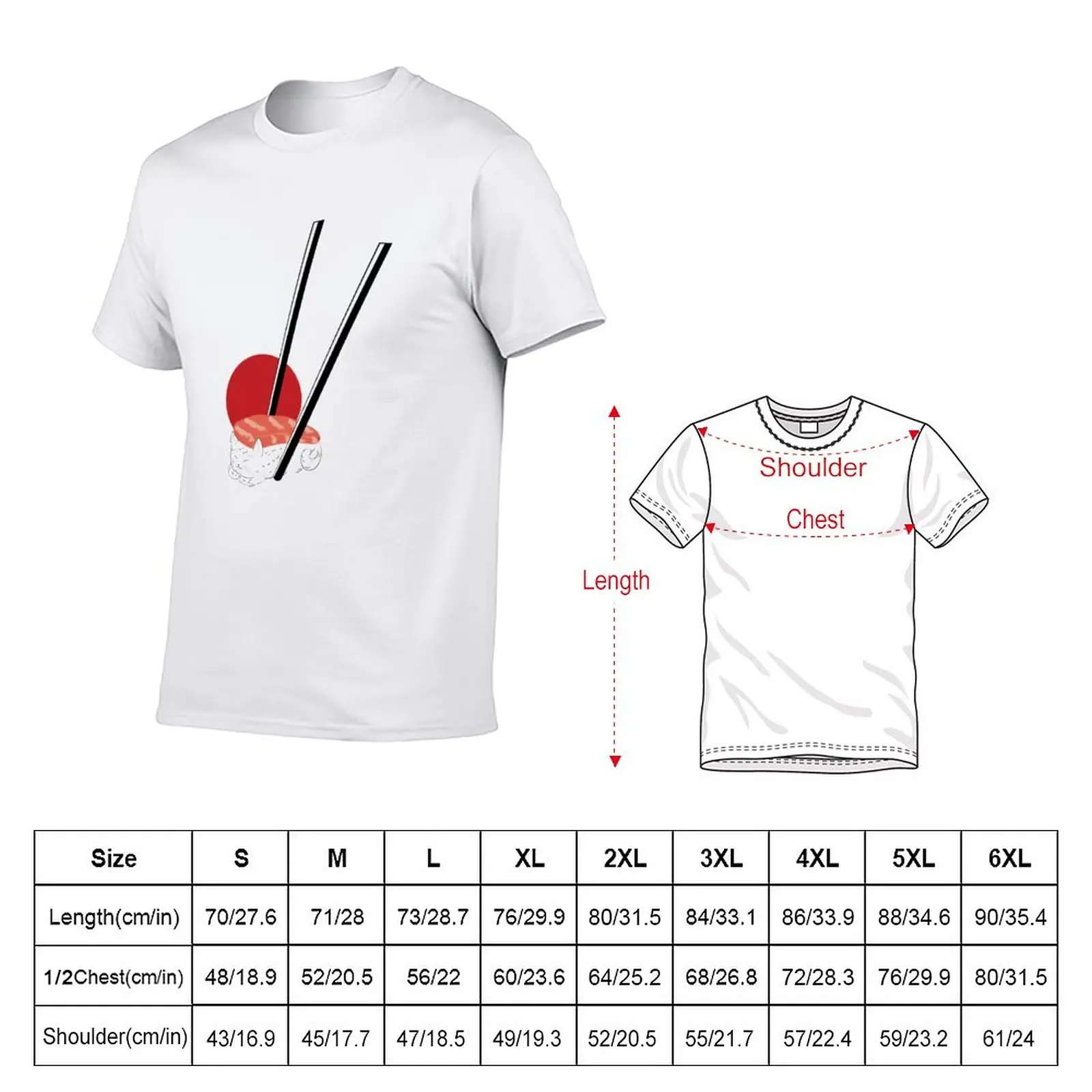 Cat Sushi Japanese Food Lovers | Passion T-Shirt vintage clothes shirts graphic tees tshirts for men