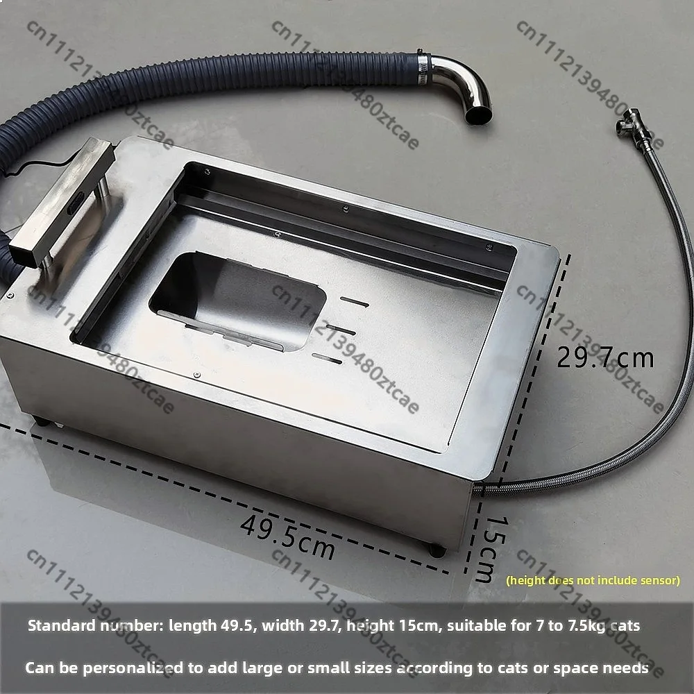 Automatic Induction Flush Cat Toilet No Litter Self Cleaning Eco Friendly Odorless