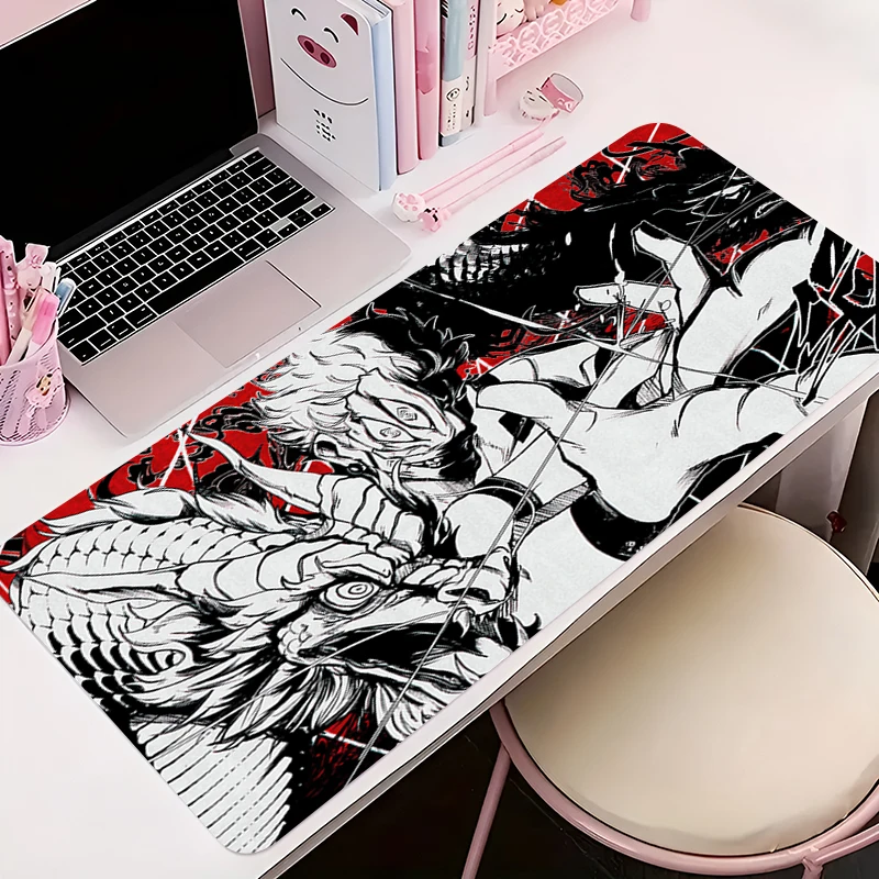 

Mouse Pad Anime Non-Slip Rubber Mousepad Office Desk Mat Gaming PC Accessories Large J-jujutsu Kaisen Sukuna Gamer Keyboard Mat