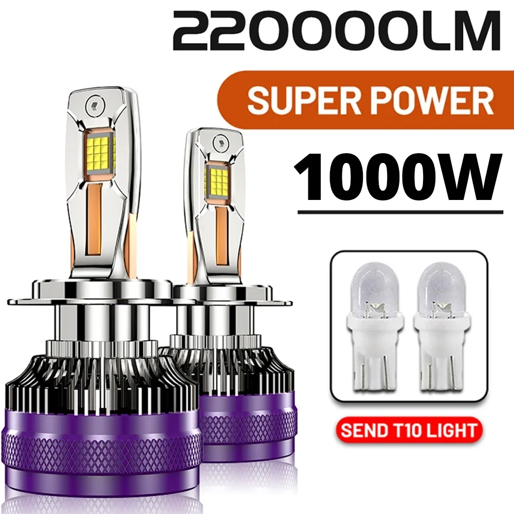 

High Power Car H7 LED Headlight H4 H11 9054 CSP Canbus H1 H8 9005 HB3 9006 HB4 9012 HIR2 Turbo Lamp 6000K Fog Light 1000000LM