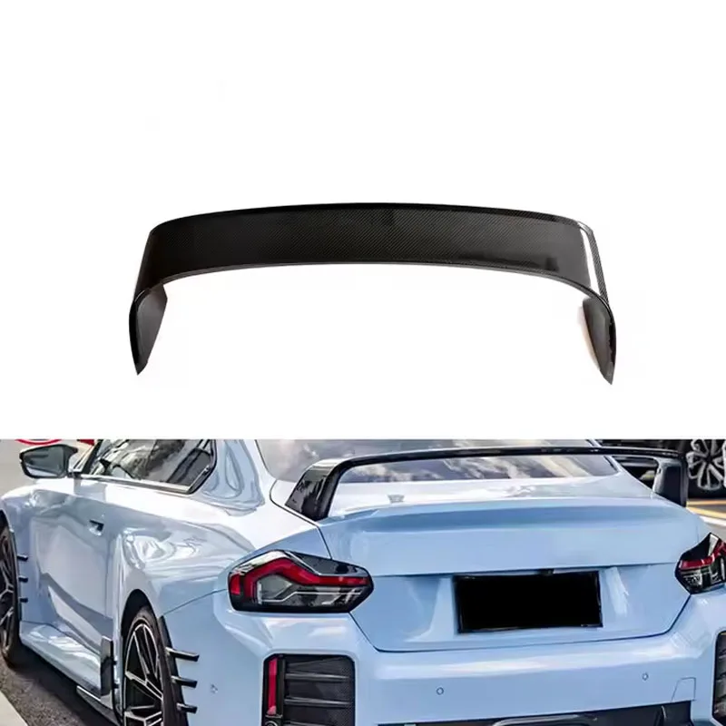 

Prepreg carbon fibre rear trunk wing lip for BMW G42 G87 M2 Coupe 2022 2023 M235i M240i
