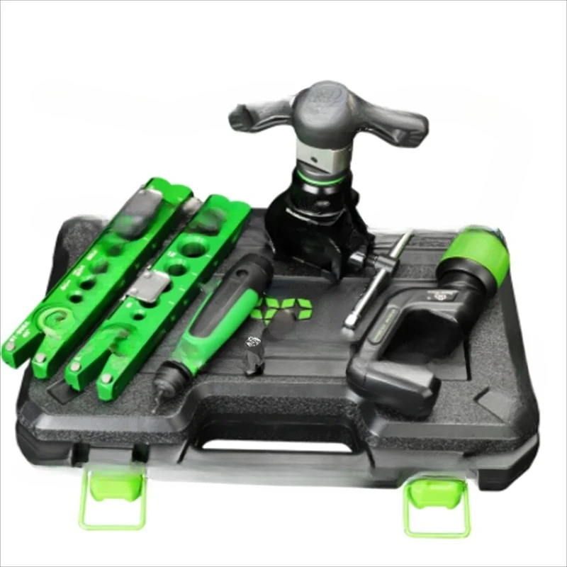 

6-19MM Professional Tube Expander Kit Manual Air Conditioner Copper Pipe Eccentric Reamer Metric ST-806FT