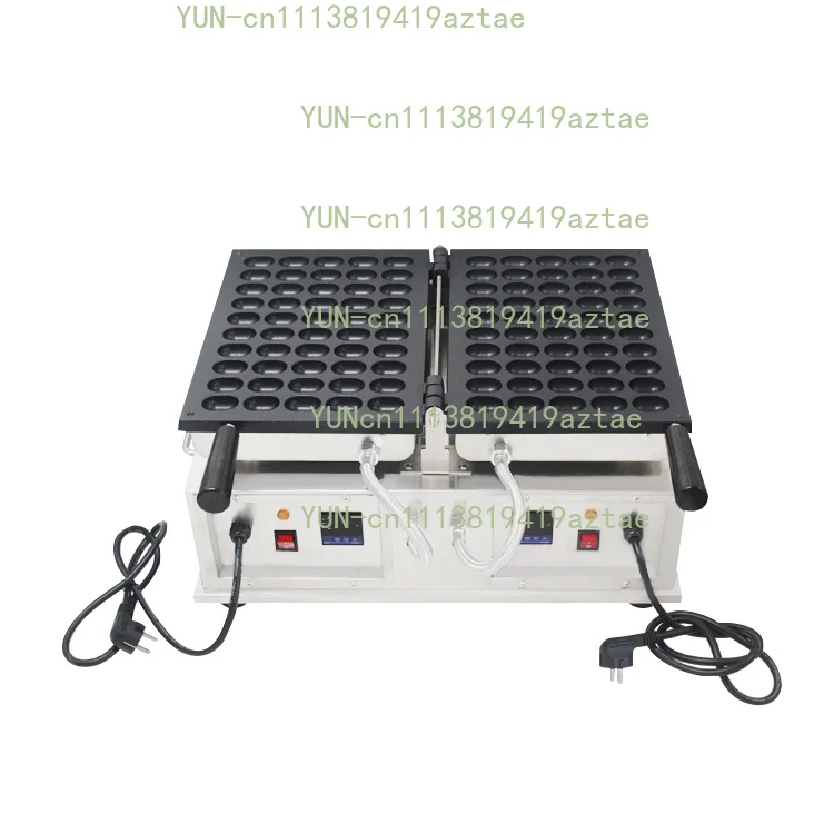Commercial Non-stick 50pcs Egg bubble waffle Maker Machine digital display Electric Baby Castella machine Baker Iron Plate