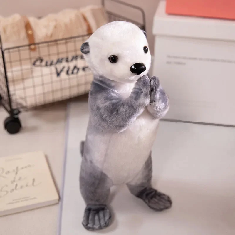 Raccoon Otter Kangaroo Plush Toy 35cm Cute Doll Prayers Small Animals PP Cotton Short Plush Doll Cloth Doll Unisex Birthday Gift