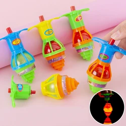 10Pcs Luminous Spinning Top Flashing LED Gyro Toys for Kids Birthday Party Favors Baby Shower Gift Goodie Bag Pinata Filler