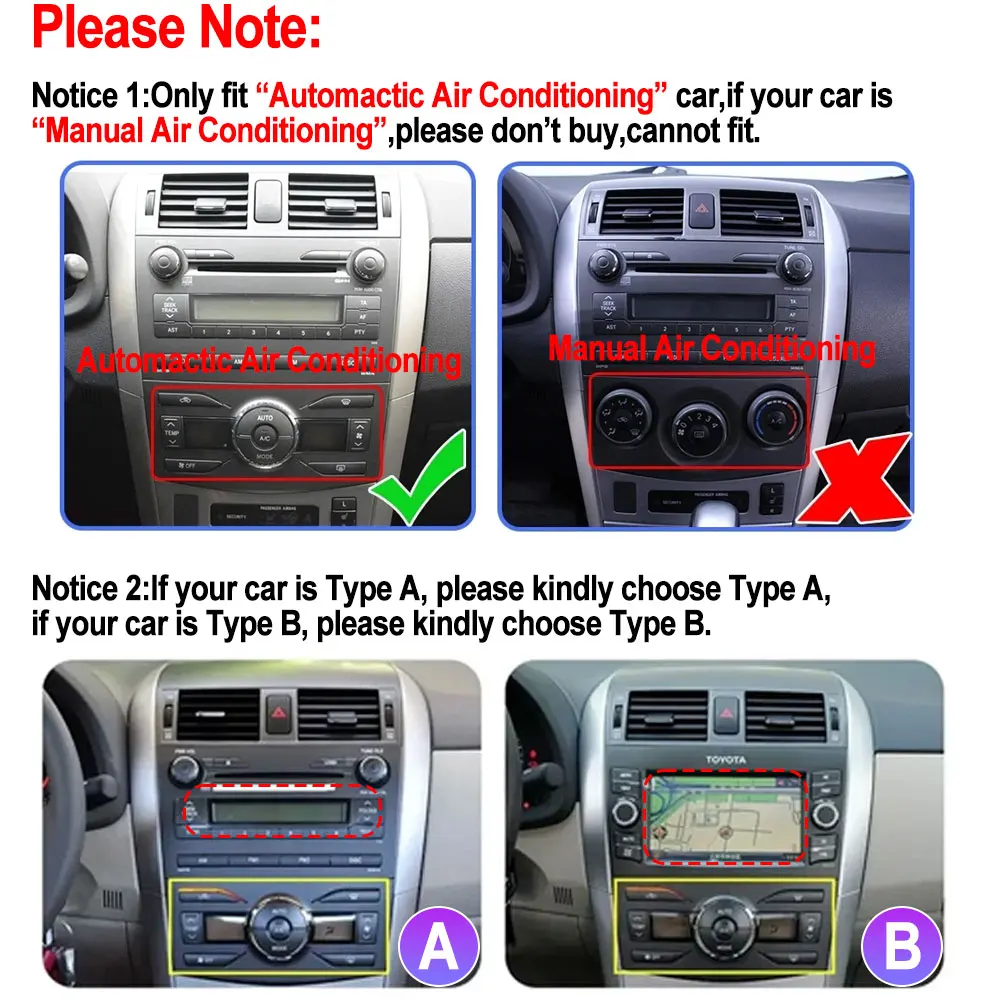 Android 14 For Toyota Corolla 10 E140 E150 2006-2013 9.7