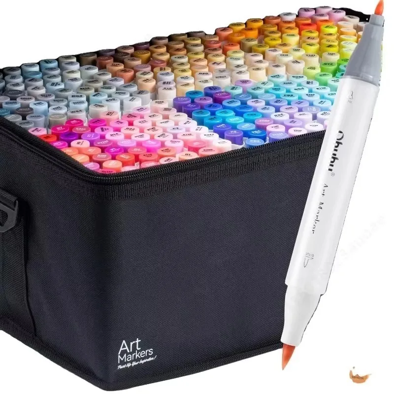 Suitable For 320 Color Alcohol Markers Replacement, Double Tip Art Marker,Alcohol Based Pen For Sketch Drawing Manga Creation