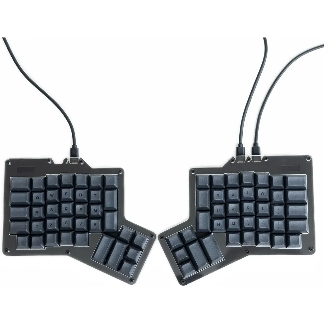 ErgoDox Split Keyboard Hotswap Ergonomic Mechanical Keyboard Kit Ortholinear Indicator USB-C Acrylic Transparent Case keyboard