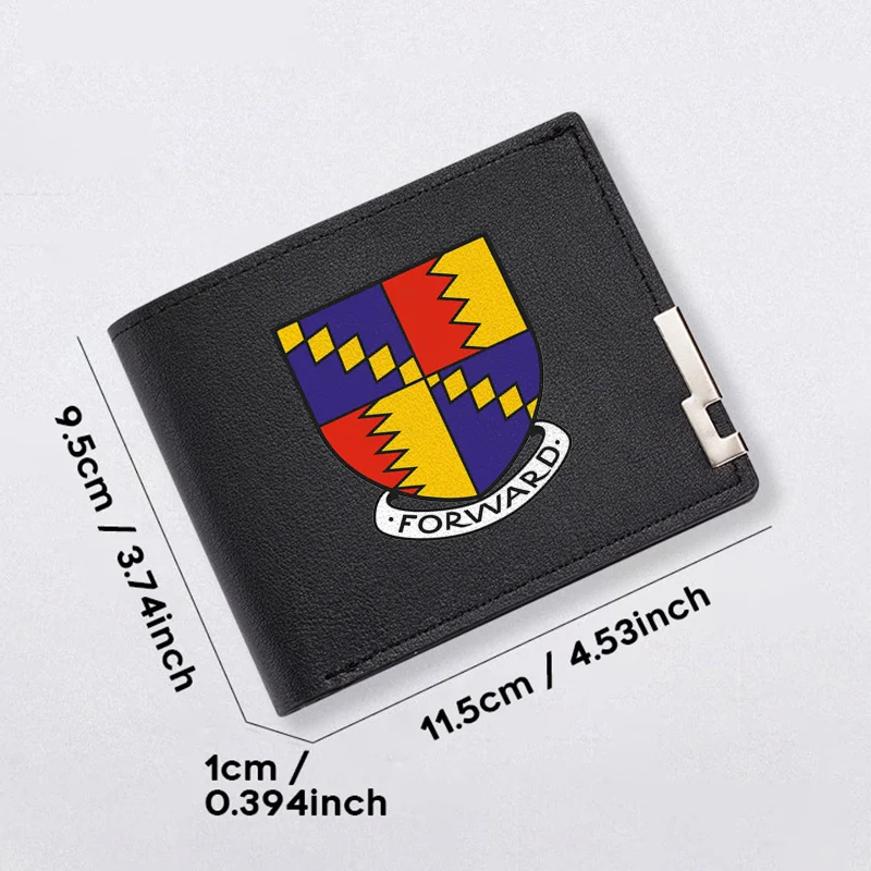 FORWARD Crest Logo Кошелек из искусственной кожи Мужской тонкий визитница Легкий прочный модный дизайн Минималистичный стиль