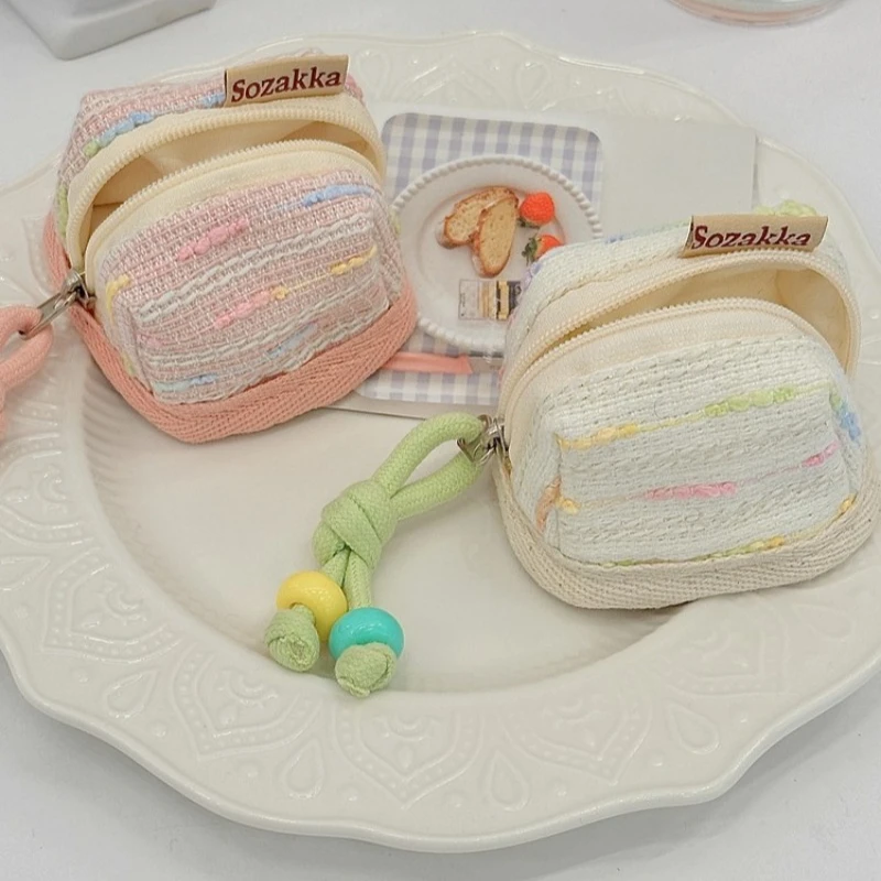 Cute Portable Earphone Case Small Thing Coin Purse Key Jewelry Mini Storage Bag Women Girls Pouch Kawaii Travel Bag Decorations