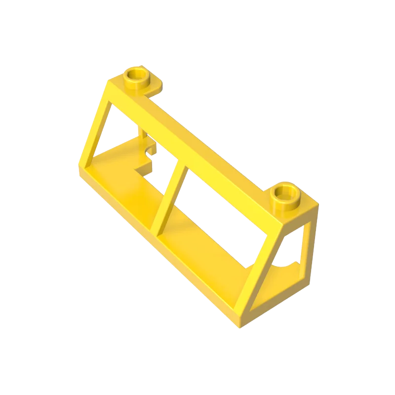 Gobricks 10 Stück 13760 Windschutzscheiben-Ersatzteile, 2 x 6 x 2 Zug ohne Glas, Universal-Steine, Modellbau-Teile, DIY-Geschenk