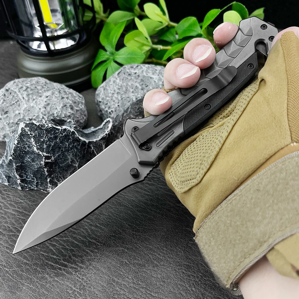 عالية الجودة التكتيكية التخييم في الهواء الطلق EDC سكين للفرد الغابة الصيد القتالية سكين البرية بقاء الإنقاذ فائدة والعتاد