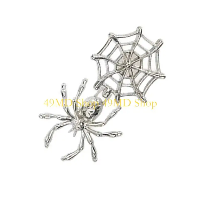 49MD SpiderWeb Form verschärfen Taillenknopf für Frauen Rock Hose Jeans Straffung Taillenclip Metall Pin