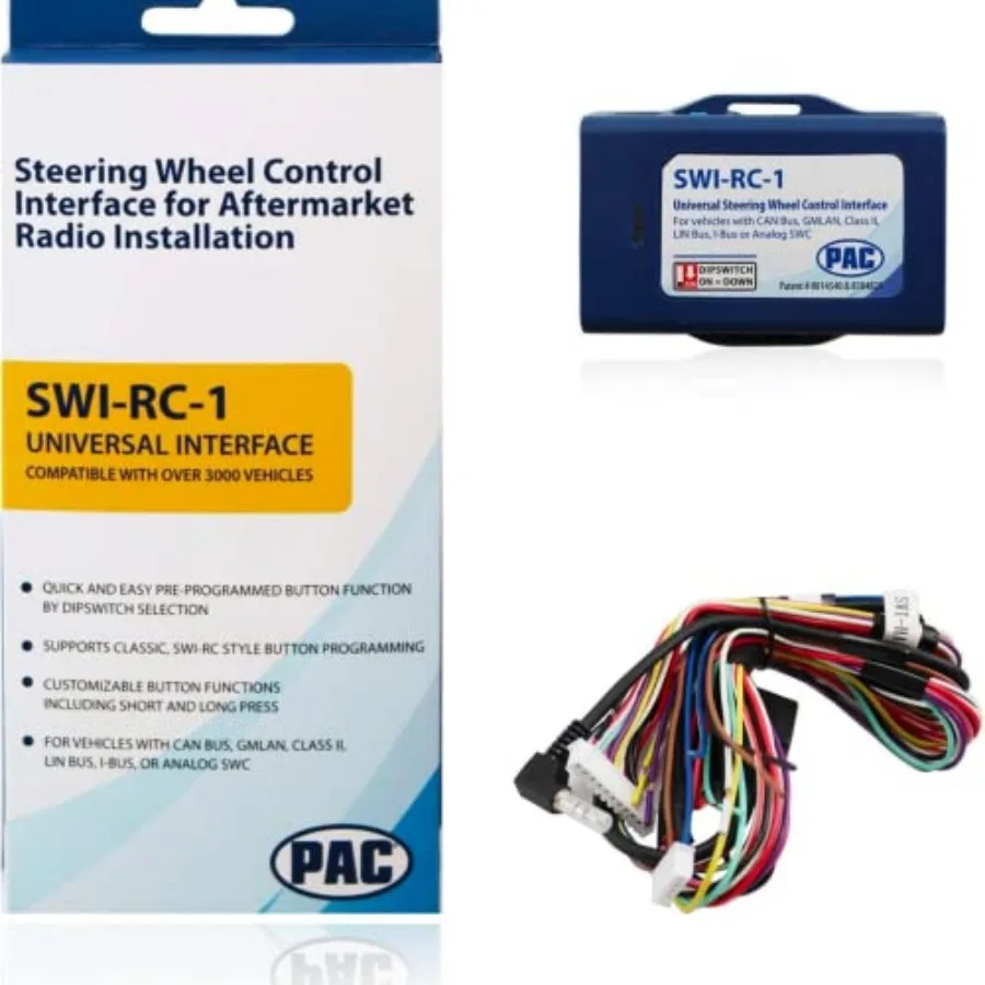 

SWI-RC Steering Wheel Control Interface Designed for All Major Radio Brands Universal Interface SWI-RC1
