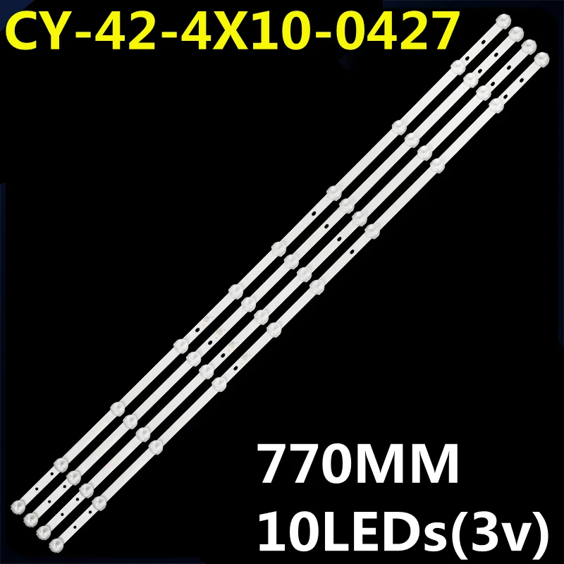 5-set-di-strisce-led-per-retroilluminazione-per-43pl51tc-sm-43flea99t2sm-ptv43sn02y_bk_cis-npb12d770103bl041-001h-cy-42-4x10-0427-8d42-dndl-m7410c