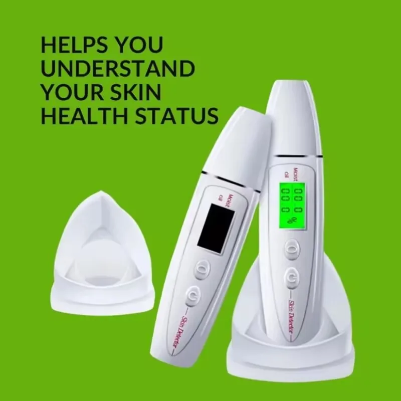 Huidolie en vochttester LCD digitale precisiedetector Huidsensoranalyse Digitale monitor Gezichtsverzorgingshulpmiddelen Schoonheidsapparaat