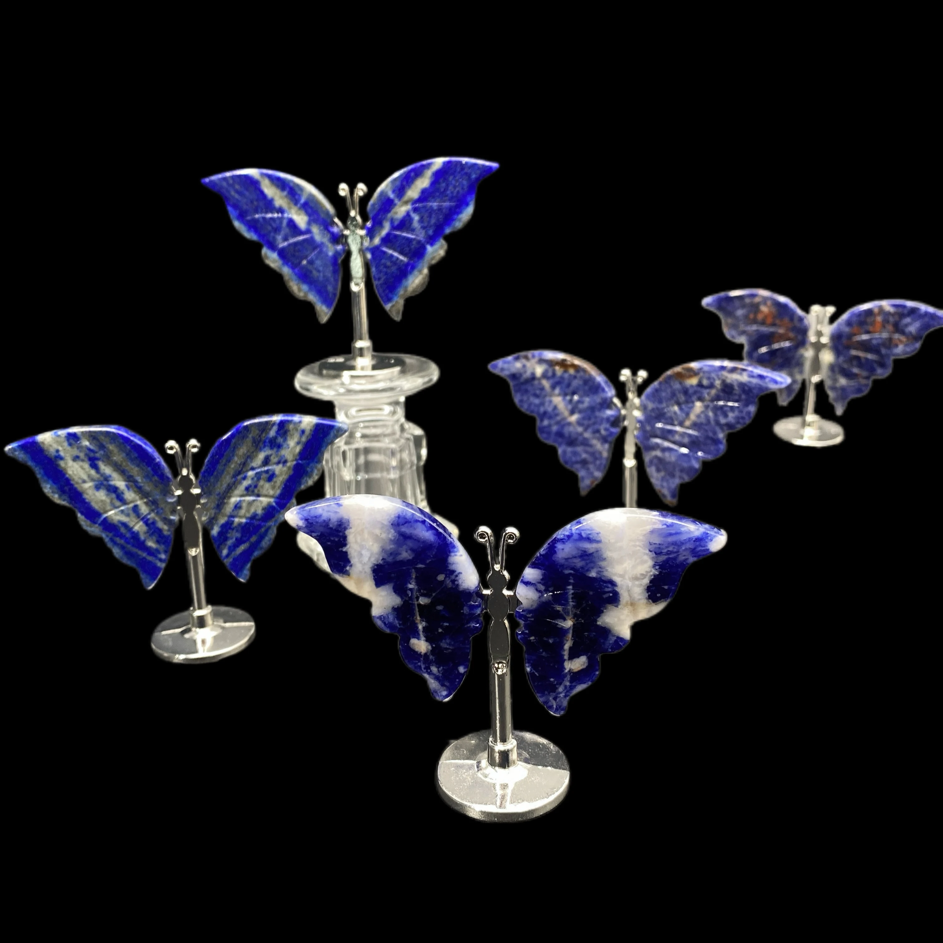 1 Stück Hochwertiger Natürlicher Multi-Material-Schmetterling, Geburtstagsgeschenk, Frauengeschenk, Szenendekoration, Kristallornamente, Tischdekoration. – Detail 4