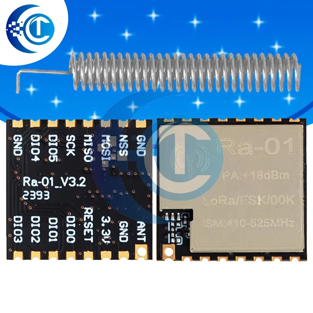 Ra-01 LoRa SX1278 433Mhz Wireless Spread Spectrum Transmission Module Most Distant 10KM For arduino