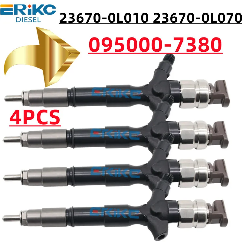 095000-7380 095000-7381 095000-7382 Common Rail Injector 8-97602485-6 Fuel Injector Assembly 0950007382 For Toyota Hiace