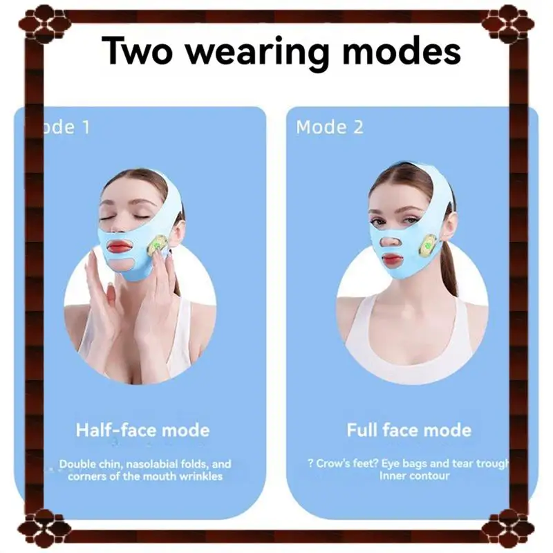 Vendaje Facial en forma de V, dispositivo de pulso EMS para reafirmante Facial, máquina de belleza, tratamiento de adelgazamiento Facial, entrega en 24 horas