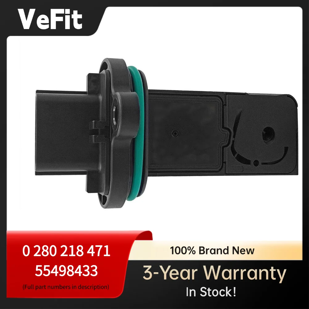 Mass Air Flow Sensor MAF 0280218471 55498433 for Opel Astra K 1.0 1.4 Turbo 1.6 Turbo Cascada Zafira Tourer 1.6 2015-2021