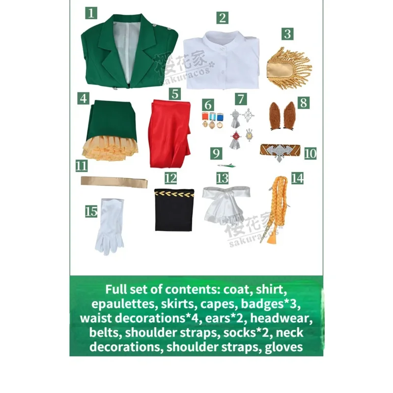 Cy2025 Uma Musume Pretty Derby Symboli Rudolf disfraz Cosplay juego de Halloween anime mujeres