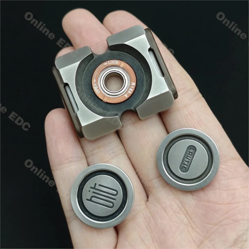 使用 EDC おもちゃ LAUTIE BIT02 フィジェットスピナー指先ジャイロ高速ミュート機械式 EDC おもちゃビットシリーズデスクガジェット
