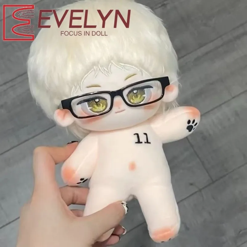 

20cm Anime Cartoon Cosplay Cotton Doll Naked Babies Fluffy Puppet Fuzzy Dolls Bauble Xmas Gifts