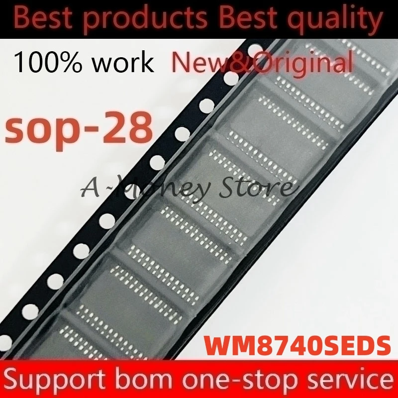 

(5-10pcs)WM8740 WM8740SEDS sop-28