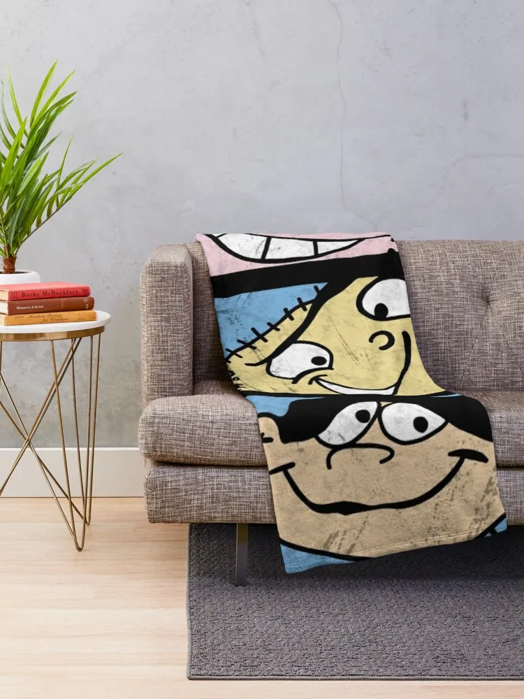 Ed, Edd, & Eddy Throw Blanket Softest Giant Sofa Blankets