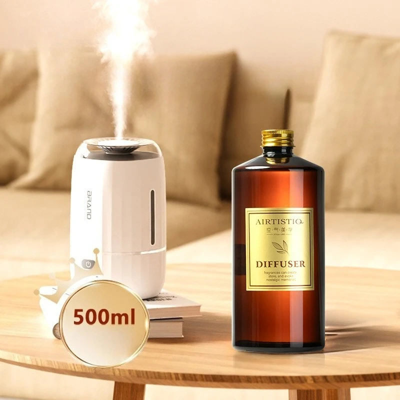 

500ML Essential Oil for Aroma Diffuser, Ultrasonic Oil Diffuser, High-end Home Fragrance Refill Oil, Zen Tea, Jasmine, Gardenia