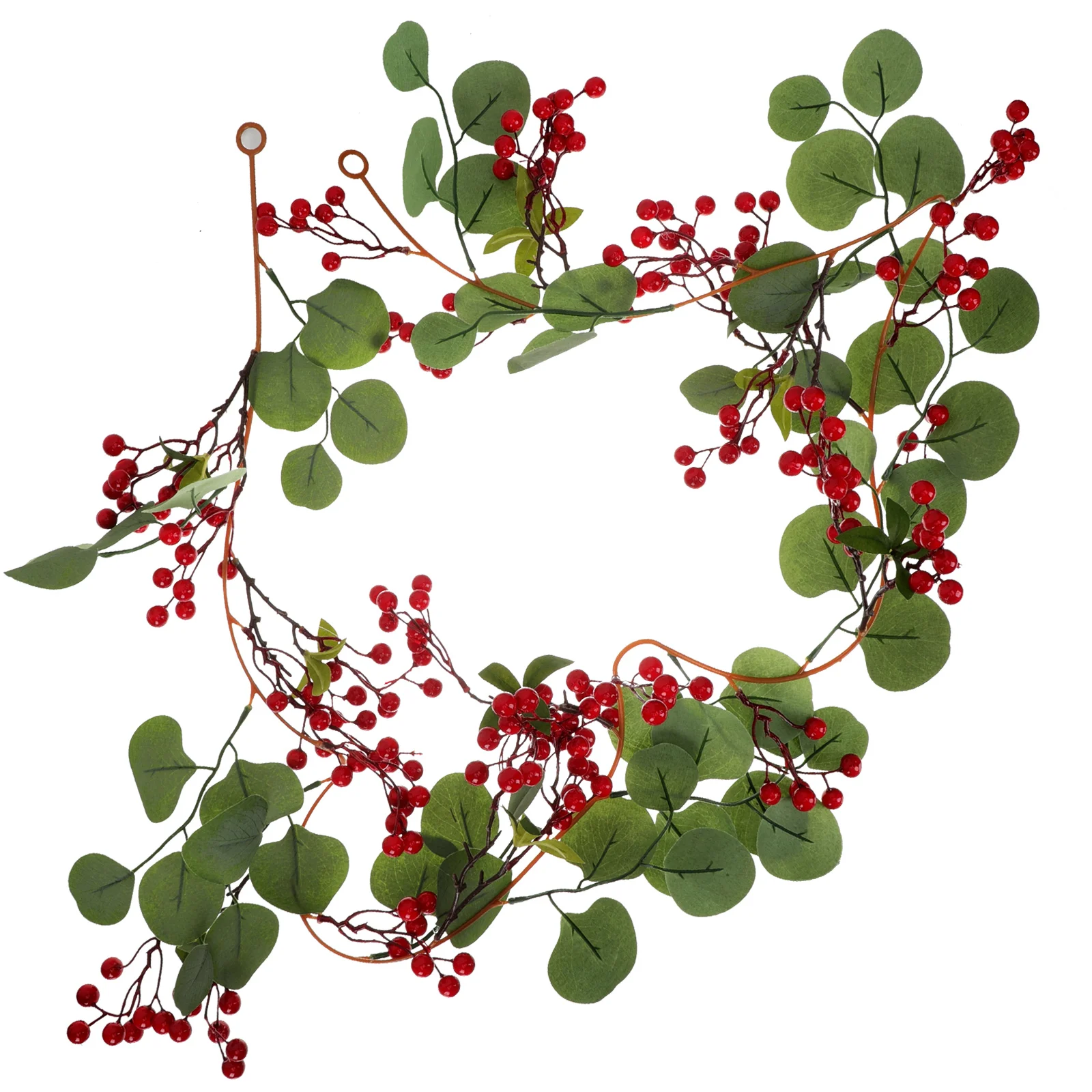 

Artificial Eucalyptus Fake Green Vine Hanging Plants Plastic Leaves Wall Vines DecorativeArtificial Hanging Plants Plastic