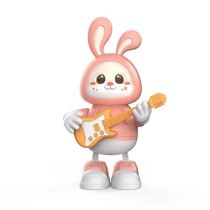 Robô Coelho Dancing Sing Song for Kids, Electronic Bunny, Música Robotic Animal Beat Drum, Cute Electric Pet Toy, Presente de aniversário