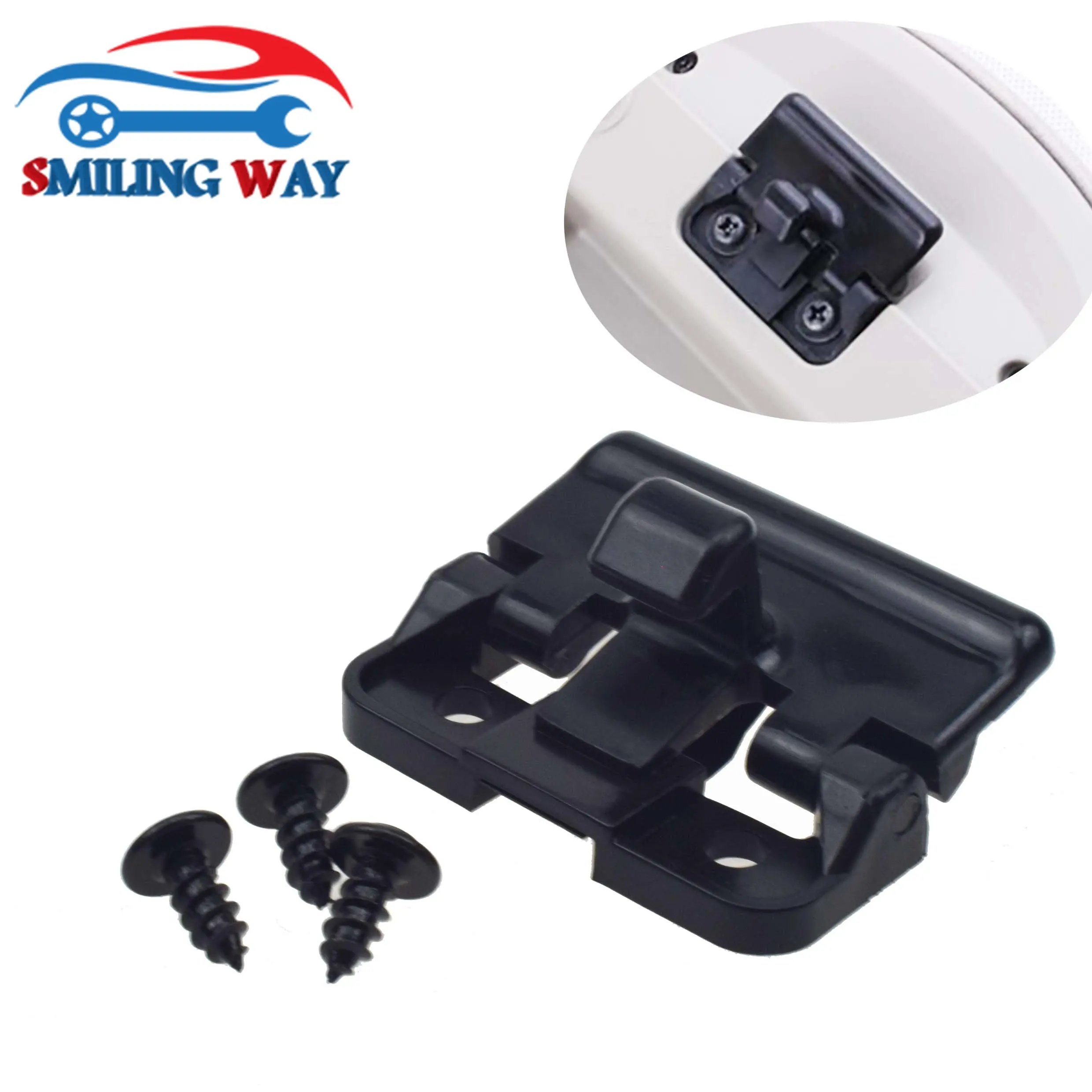 2 Screws Car Center Console Armrest Box Cover Lock Hook Latch Lid