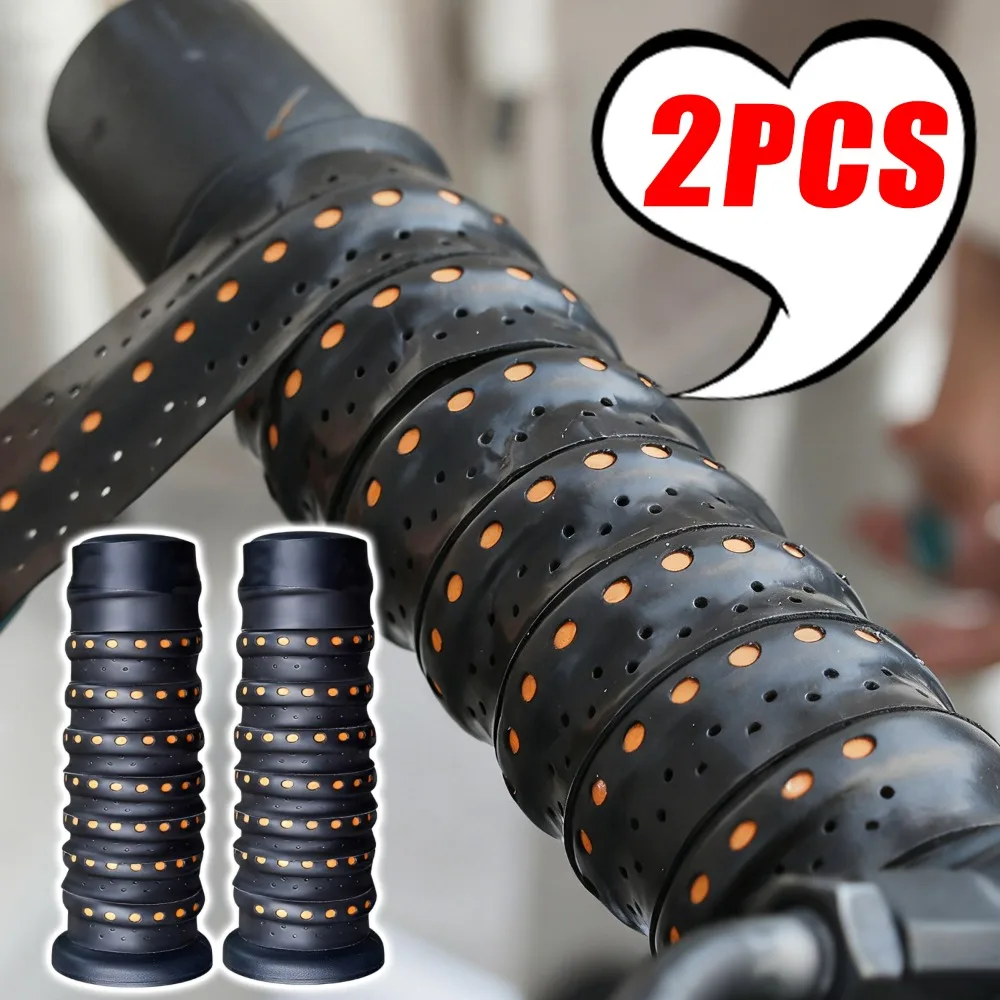 Soft Sponge Motorcycle Handlebar Tape Anti Slip Grip Wrap Vibration Damping Cover Universal Motorbike DIY Decoration Accessories