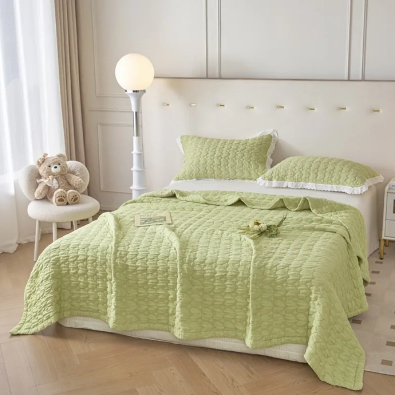 new cotton 80 Qin oxygen gauze Xia Liang quilt air conditioner quilt towel quilt comfortable and breathable 5