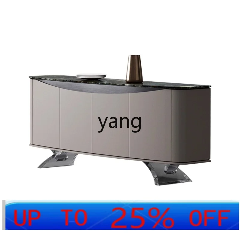 CX side cabinet acrylic suspended bedroom TV cabinet wine marble side cabinet