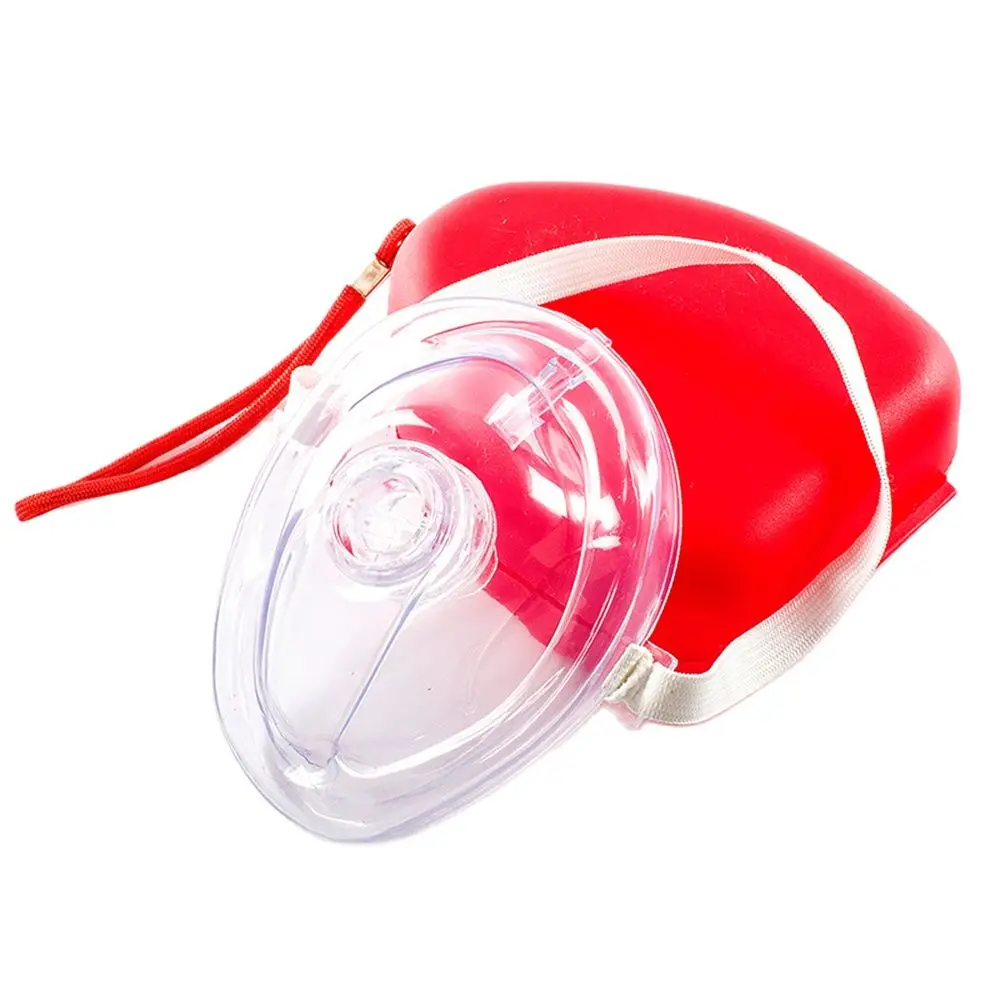 Professional First Aid CPR Breathing Mask Protect Rescuers Artificial Respiration Reuseable With One-way Valve Tools