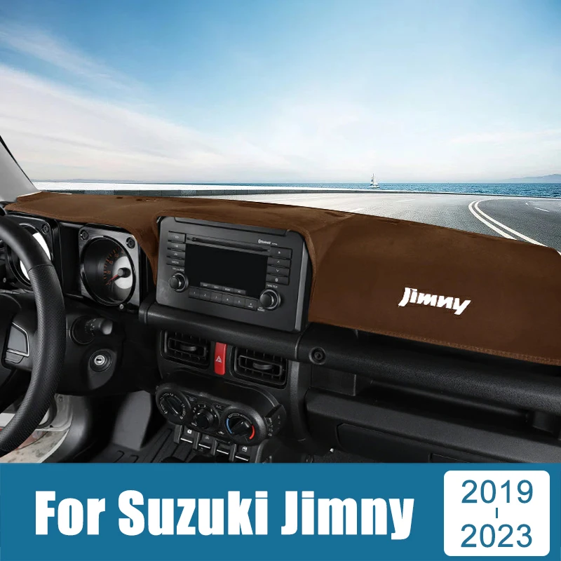 

Car Dashboard Cover Avoid Light Pad Sun Shade Anti-UV Carpets Non-Slip Mats For Suzuki Jimny JB64 JB74 2019 2020 2021 2022 2023