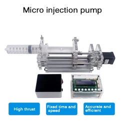 NEW DC 12V Laboratory Micro Syringe Pump Desktop Precision Electric Injection Pump Propel Pump Liquid Glue Dispenser 1-150ML