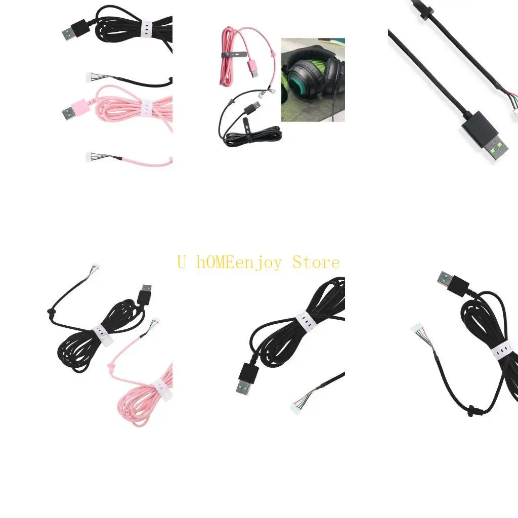 

B0KF Headphones Line for 7.1 V2 / Edition Headphones Soft PVC USB Cable