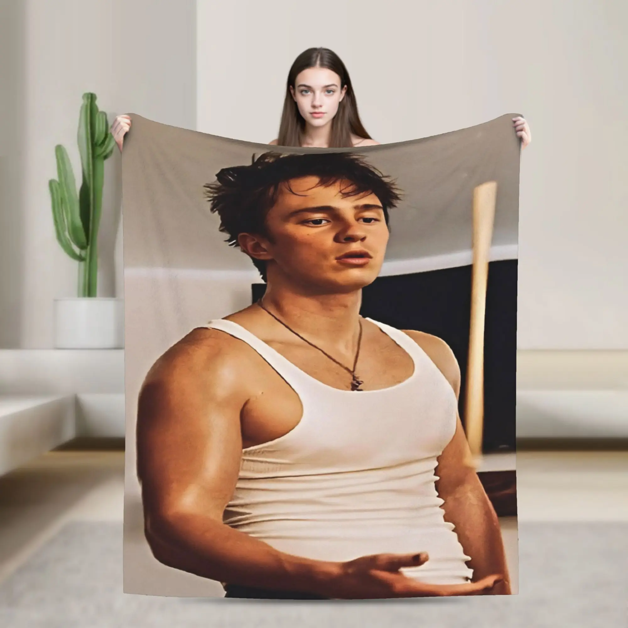 Starkey Rafe Cameron Blanket Multi-size Super Soft and Warm  Throw Blankets for Couch Sofa and Bed
