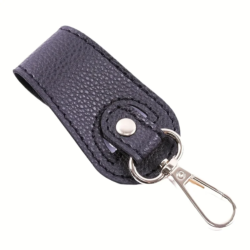 1pc Travel Hat Clip Leather Simple Golf Baseball Hat Clip Summer Hat Strap Towel Glove Storage Wallet Buckle Hands-free Latch Cl - view 5