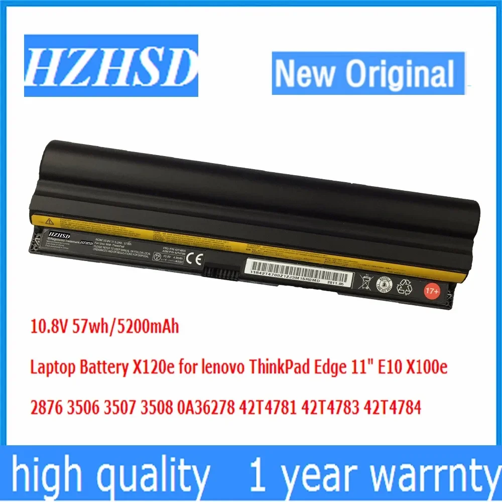 Imagem -01 - Bateria Original do Portátil para Lenovo Thinkpad Edge 11 X100e X120e 42t4785 42t4787 42t4788 42t4781 Células Novo bateria original do portatil para lenovo thinkpad edge 11 x100e x120e 42t4785 42t4787 42t4788 42t4781 celulas novo 01